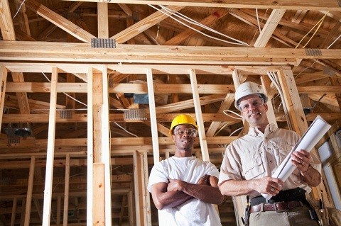 Builder and Contractor on Site Builder and Contractor on Site